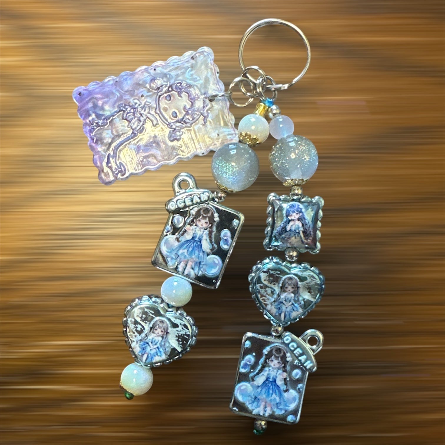 K086 Handmade Bag Charm Keychain