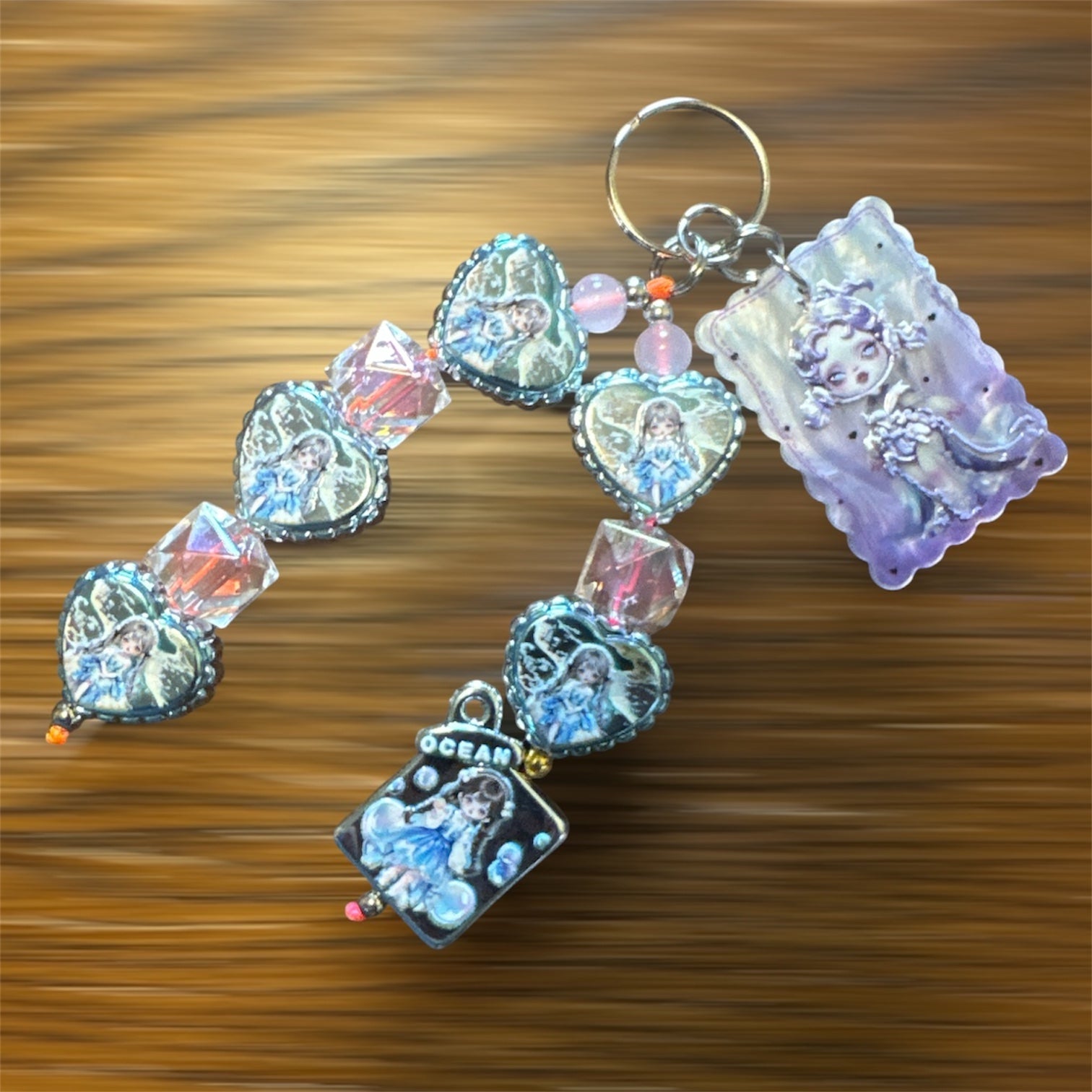 K089 Handmade Bag Charm Keychain