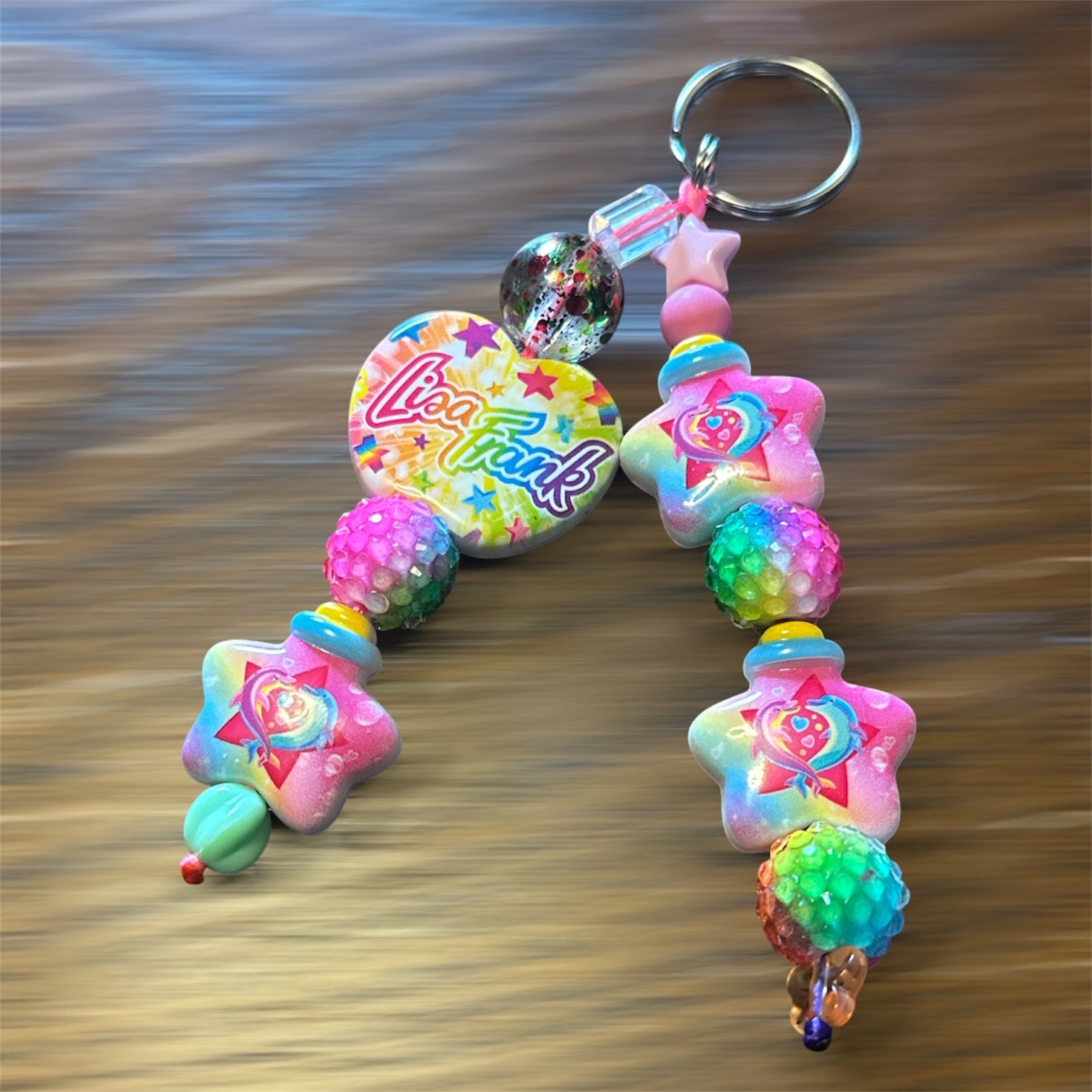 K091-Handmade Bag Charm Keychain