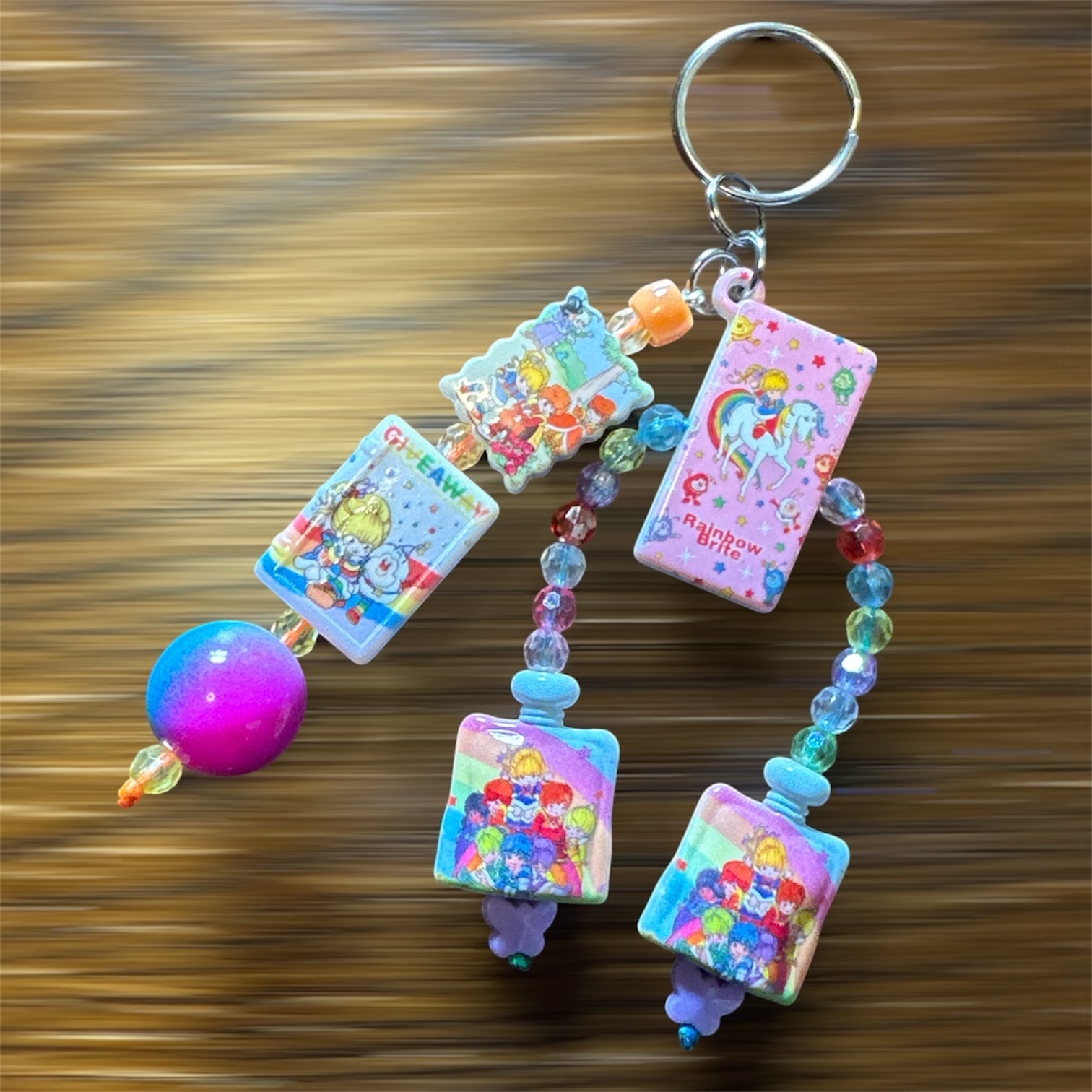K093-Handmade Bag Charm Keychain