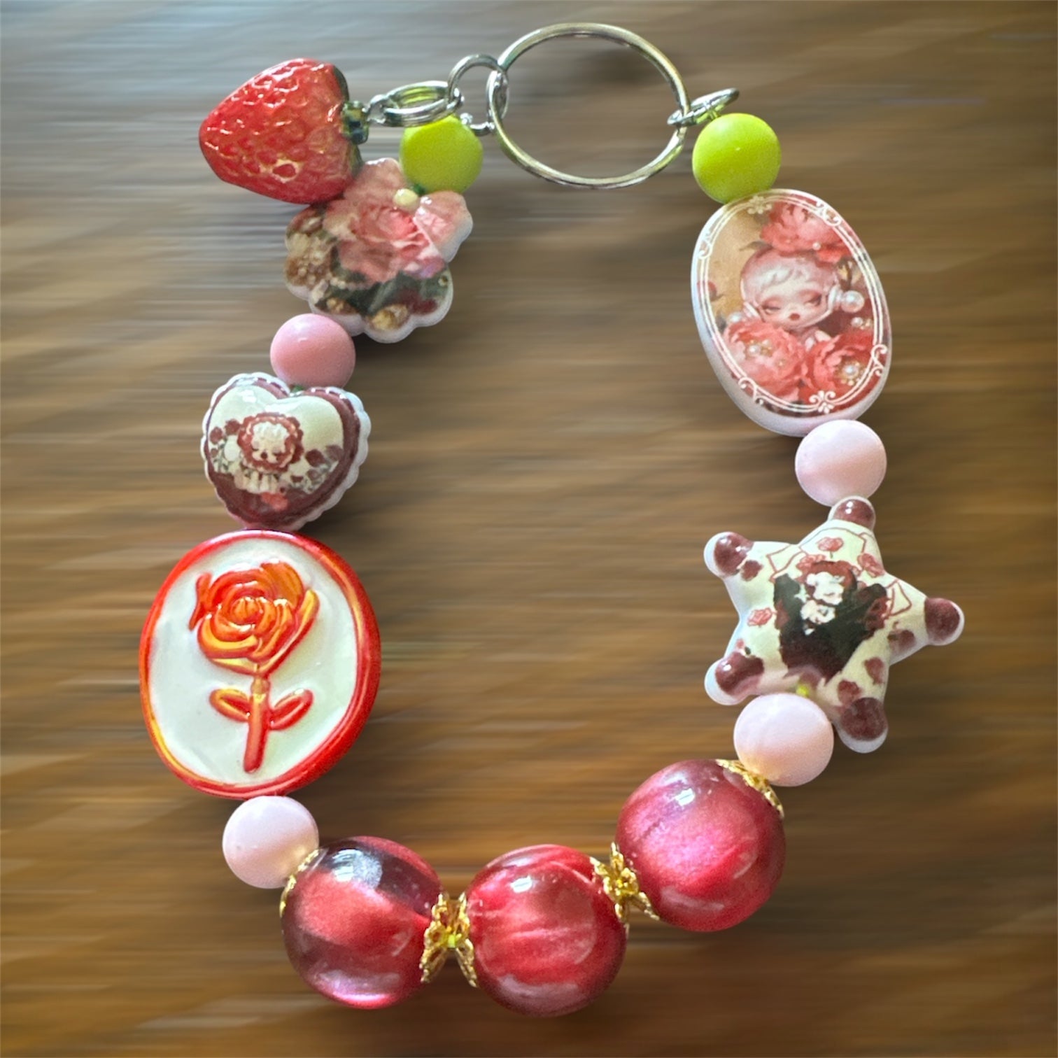 K102 Handmade Bag Charm Keychain